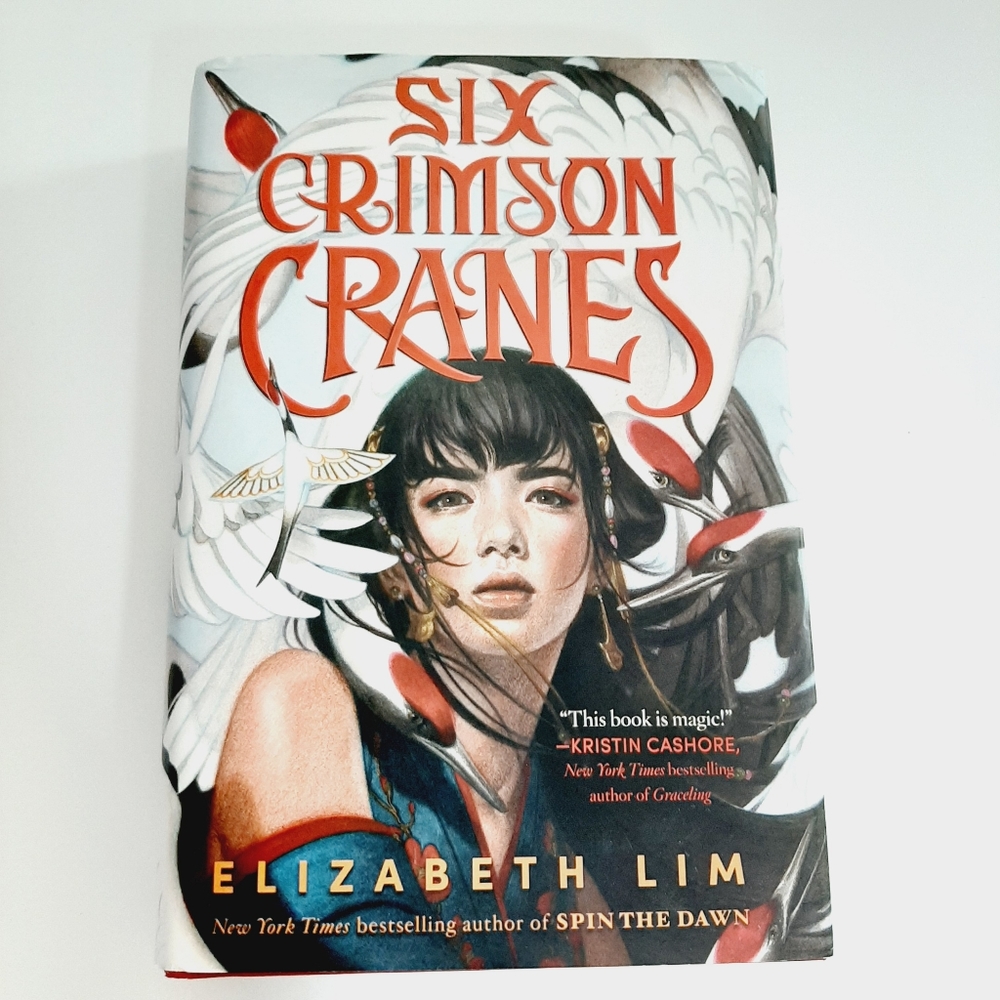 🍒4 for $20🍒 SIX CRIMSON CRANES by Elizabeth Lim - First Edition